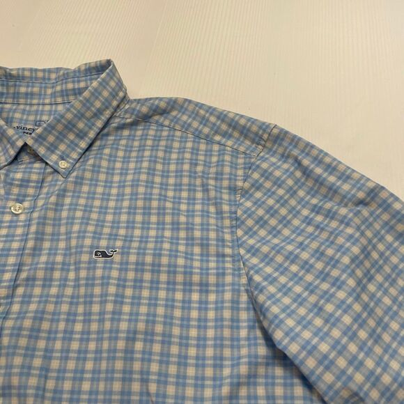 Vineyard Vines Classic Fit Whale Shirt Long Sleeve Button Down Size XL - Picture 5 of 7